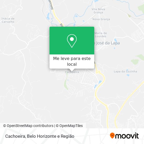 Cachoeira mapa