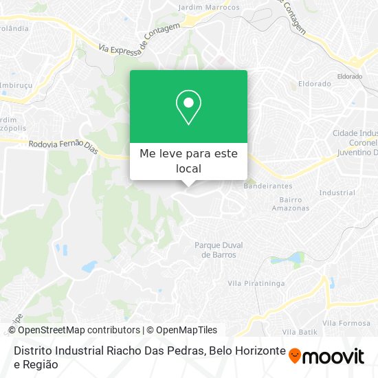 Distrito Industrial Riacho Das Pedras mapa