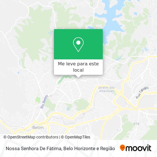 Nossa Senhora De Fátima mapa