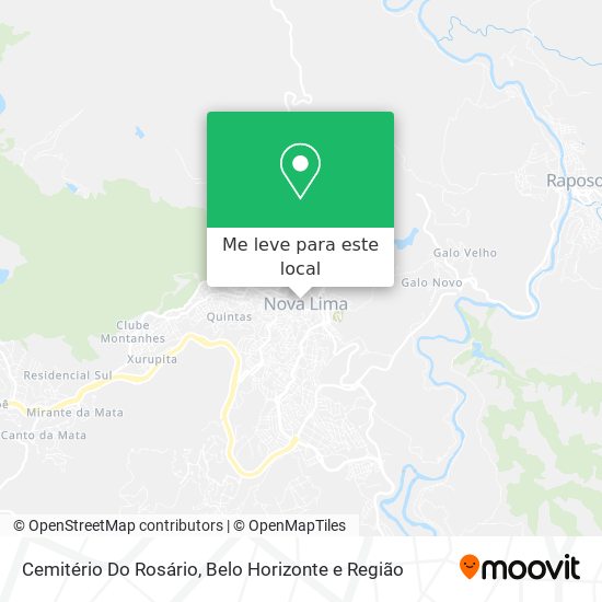 Cemitério Do Rosário mapa