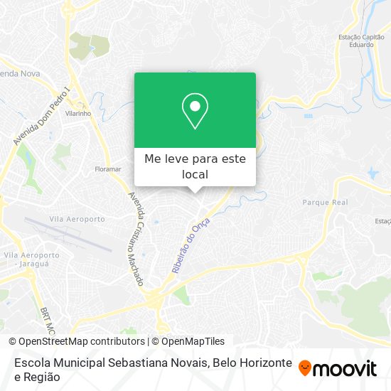 Escola Municipal Sebastiana Novais mapa