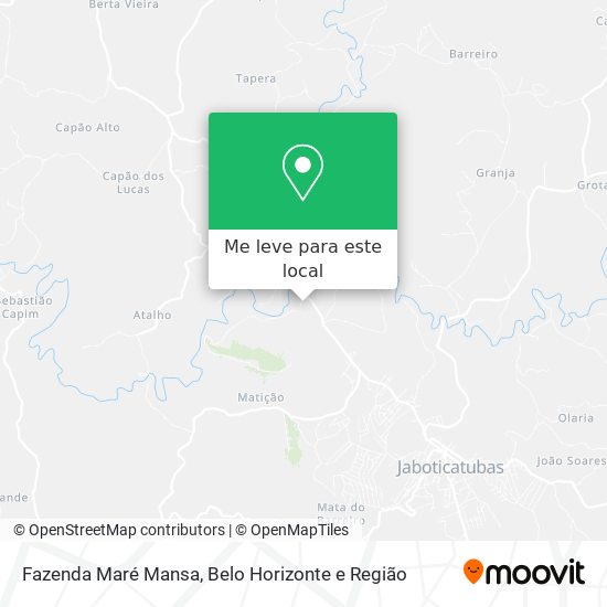Fazenda Maré Mansa mapa
