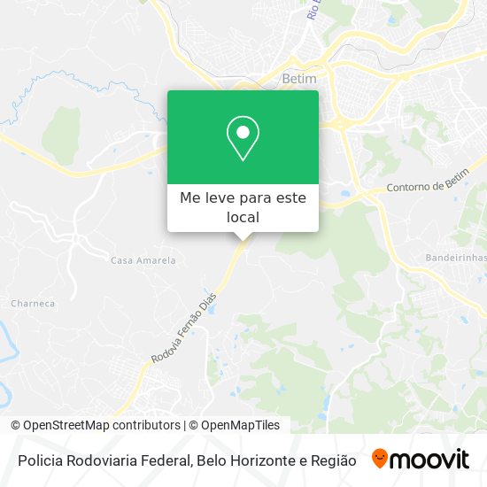 Policia Rodoviaria Federal mapa