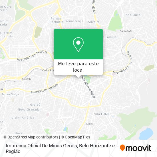 Imprensa Oficial De Minas Gerais mapa