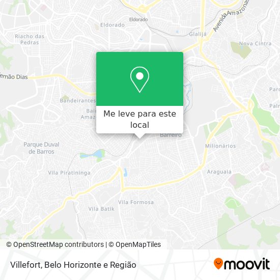 Villefort mapa