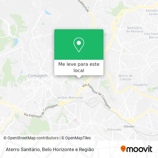 Aterro Sanitário mapa