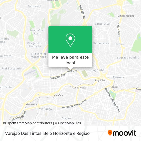 Varejão Das Tintas mapa