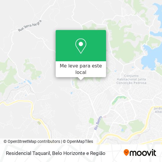 Residencial Taquaril mapa