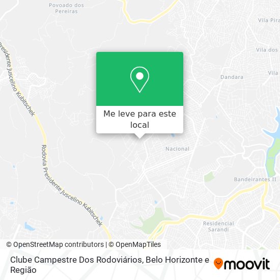 Clube Campestre Dos Rodoviários mapa