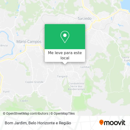 Bom Jardim mapa