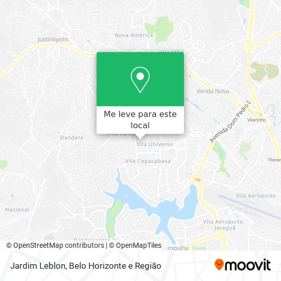 Jardim Leblon mapa
