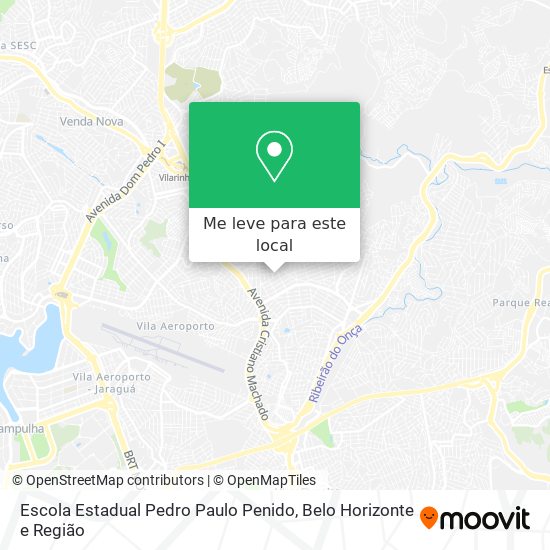 Escola Estadual Pedro Paulo Penido mapa