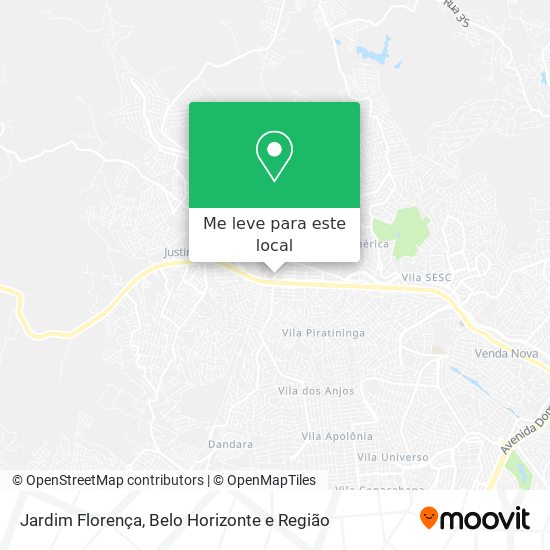 Jardim Florença mapa