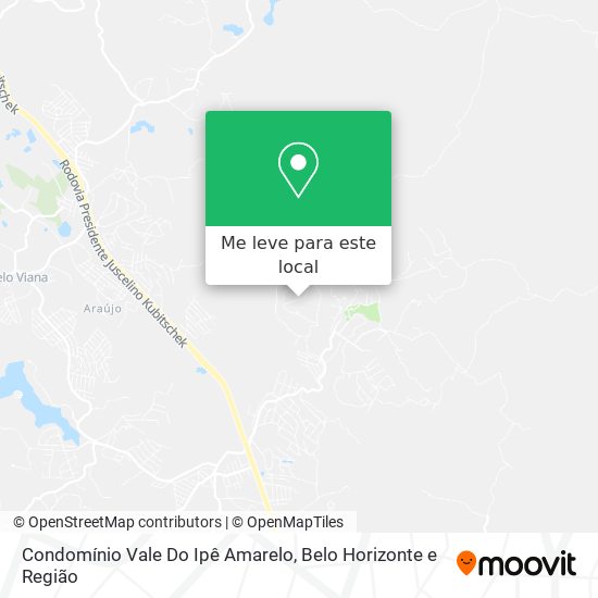 Condomínio Vale Do Ipê Amarelo mapa