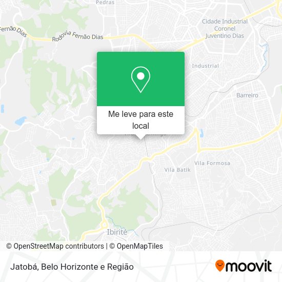 Jatobá mapa