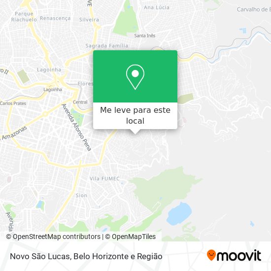 Novo São Lucas mapa