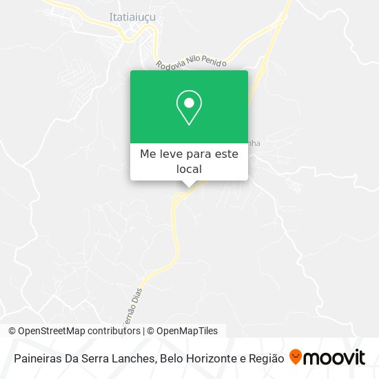 Paineiras Da Serra Lanches mapa