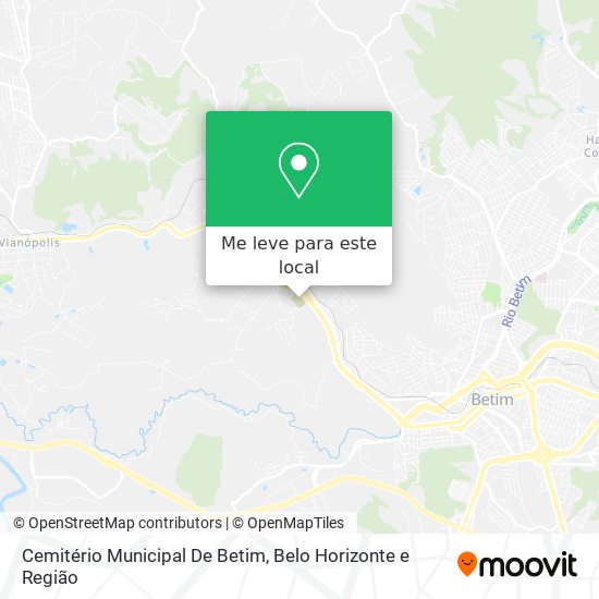 Cemitério Municipal De Betim mapa