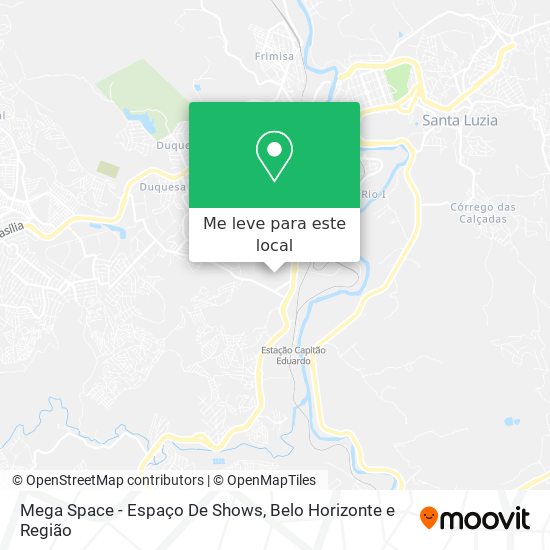 Mega Space - Espaço De Shows mapa