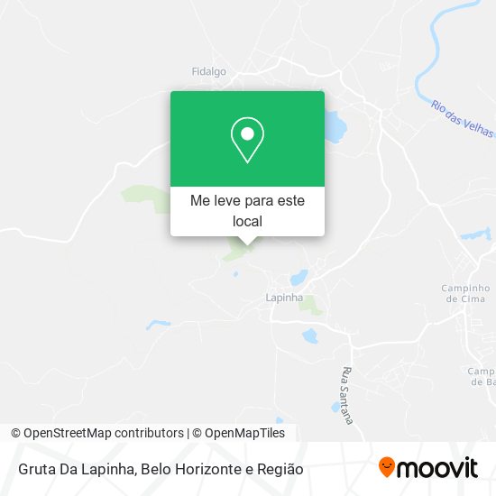 Gruta Da Lapinha mapa