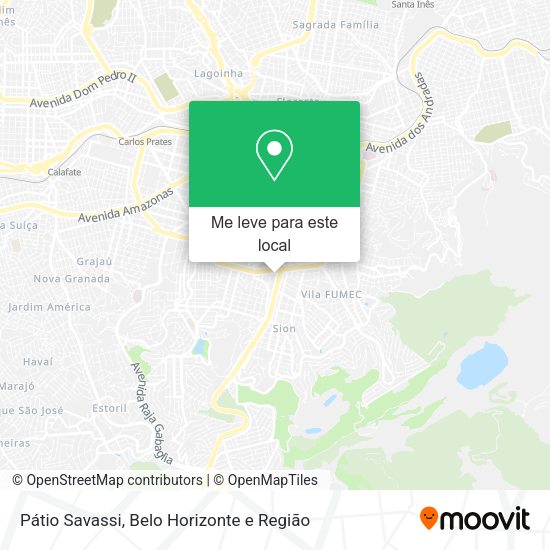 Pátio Savassi mapa