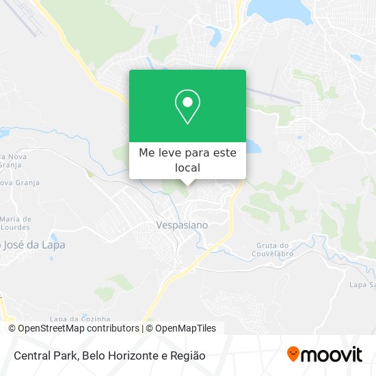 Central Park mapa