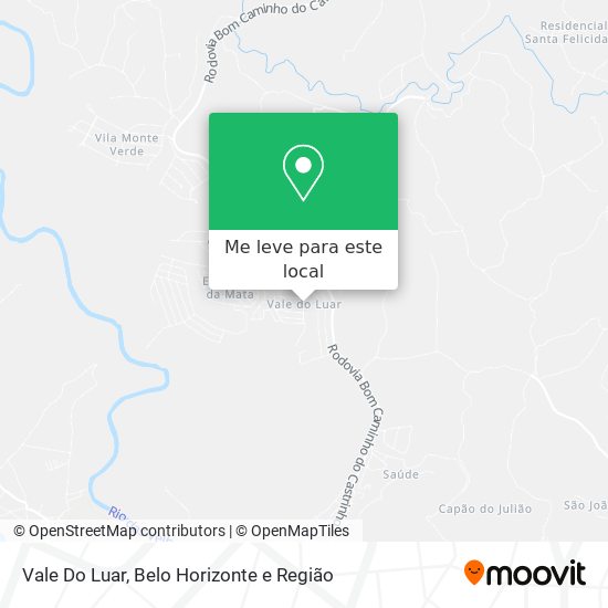 Vale Do Luar mapa
