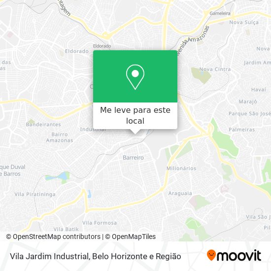 Vila Jardim Industrial mapa