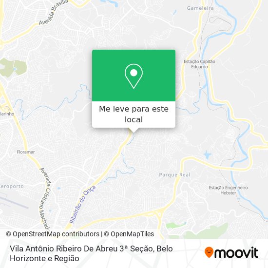 Vila Antônio Ribeiro De Abreu 3ª Seção mapa