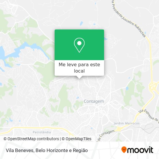 Vila Beneves mapa