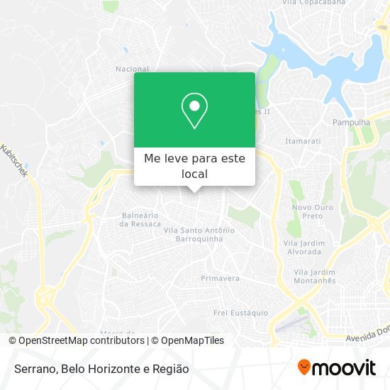 Serrano mapa