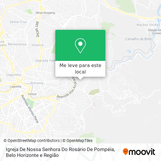 Igreja De Nossa Senhora Do Rosário De Pompéia mapa