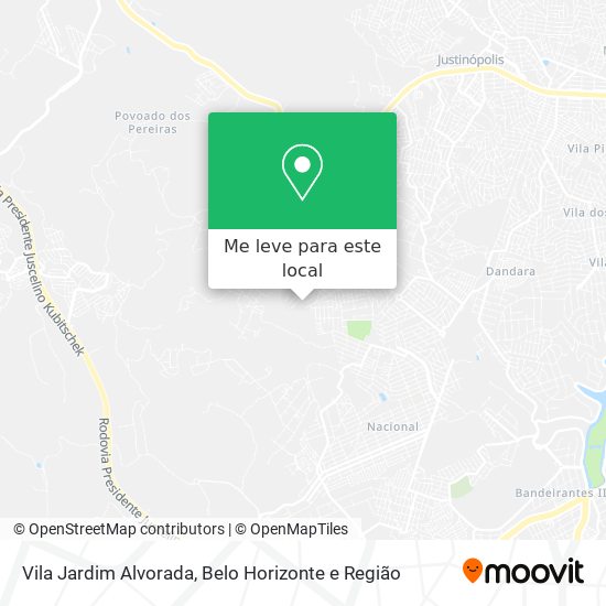 Vila Jardim Alvorada mapa
