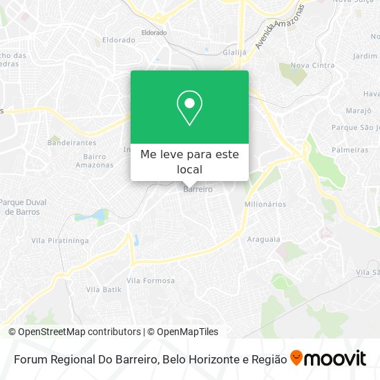 Forum Regional Do Barreiro mapa