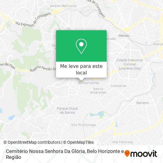 Cemitério Nossa Senhora Da Glória mapa