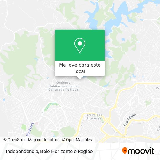 Independência mapa