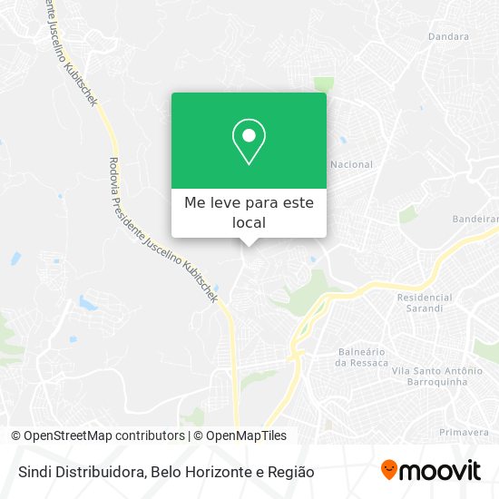 Sindi Distribuidora mapa