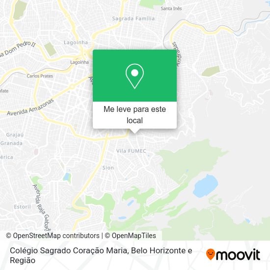 Colégio Sagrado Coração Maria mapa