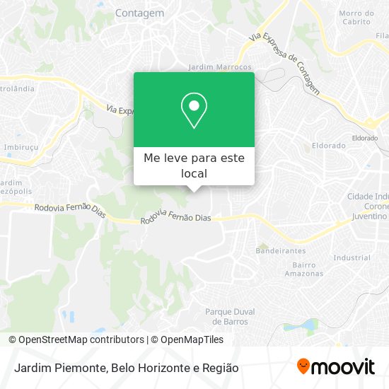 Jardim Piemonte mapa