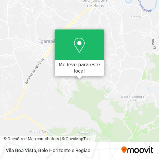 Vila Boa Vista mapa