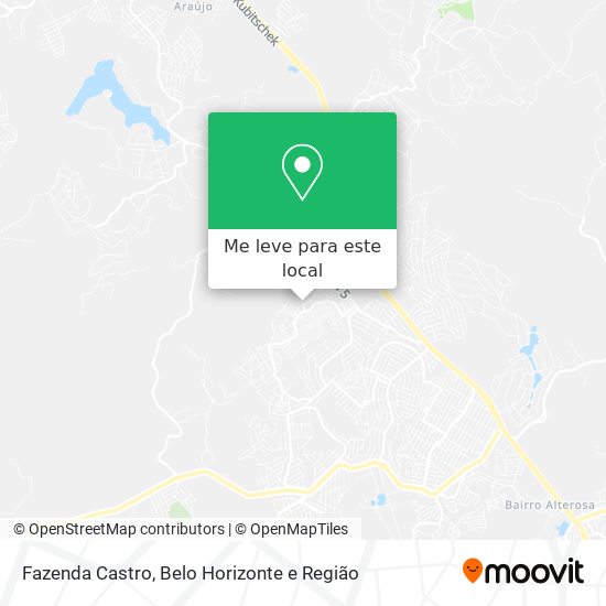 Fazenda Castro mapa