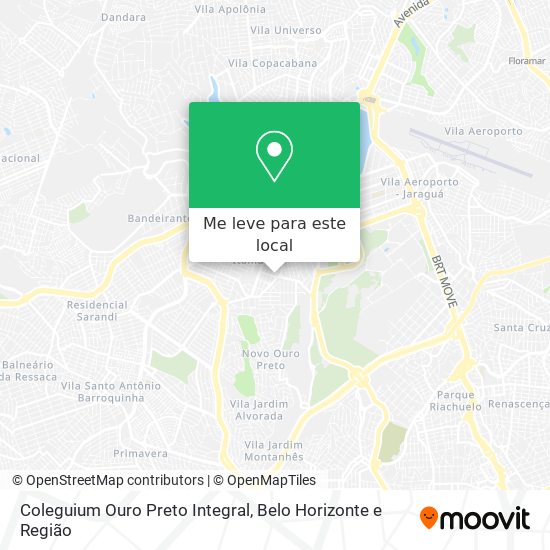 Coleguium Ouro Preto Integral mapa
