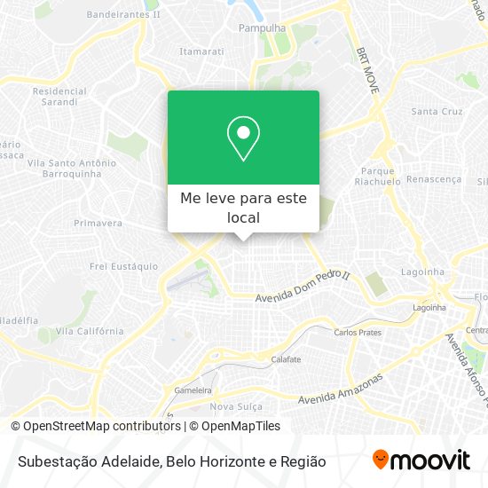 Subestação Adelaide mapa