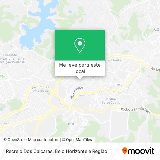 Recreio Dos Caiçaras mapa