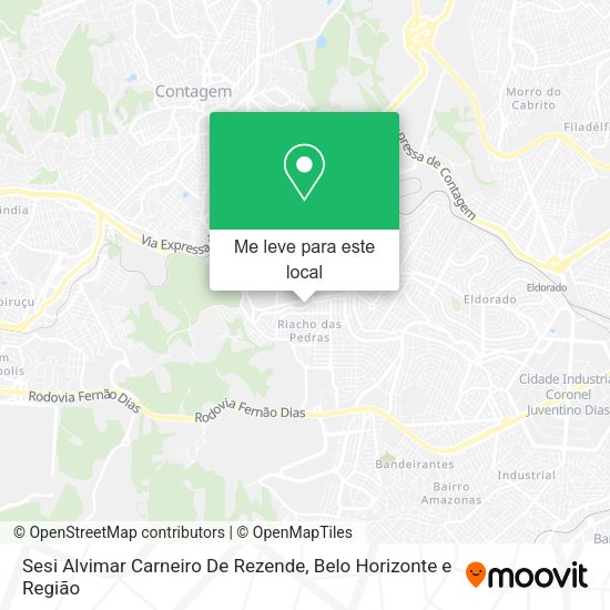 Sesi Alvimar Carneiro De Rezende mapa