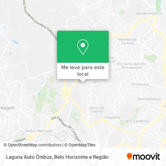 Laguna Auto Ônibus mapa