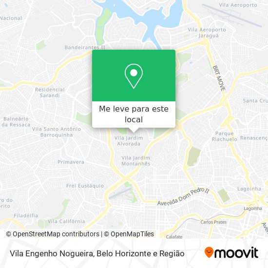 Vila Engenho Nogueira mapa