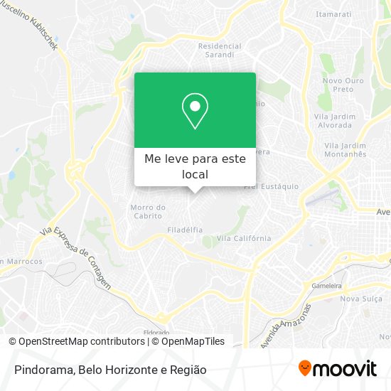 Pindorama mapa