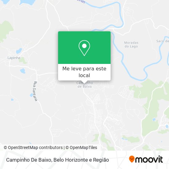 Campinho De Baixo mapa