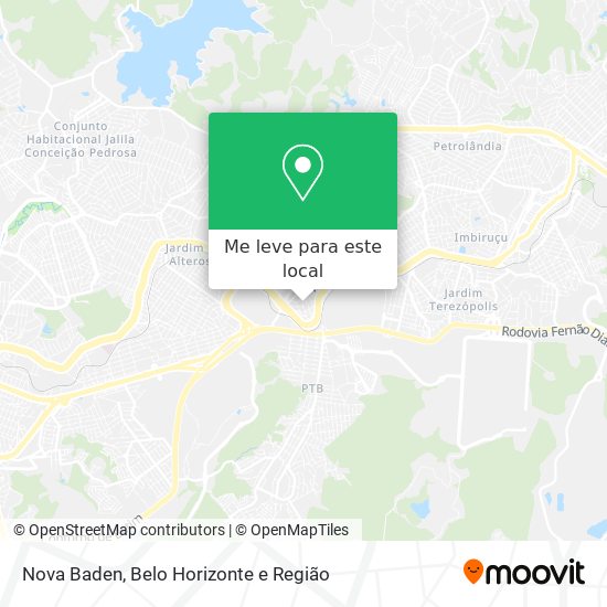 Nova Baden mapa